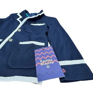 Rowing Blazers Kids Navy Blazer 4T White Trim NWT Preppy Classic